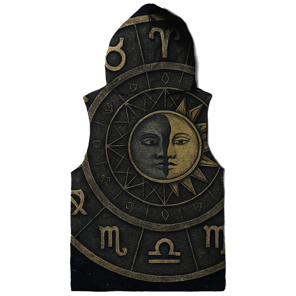 Zodiac Wheel Mandala Circle premium hoodies