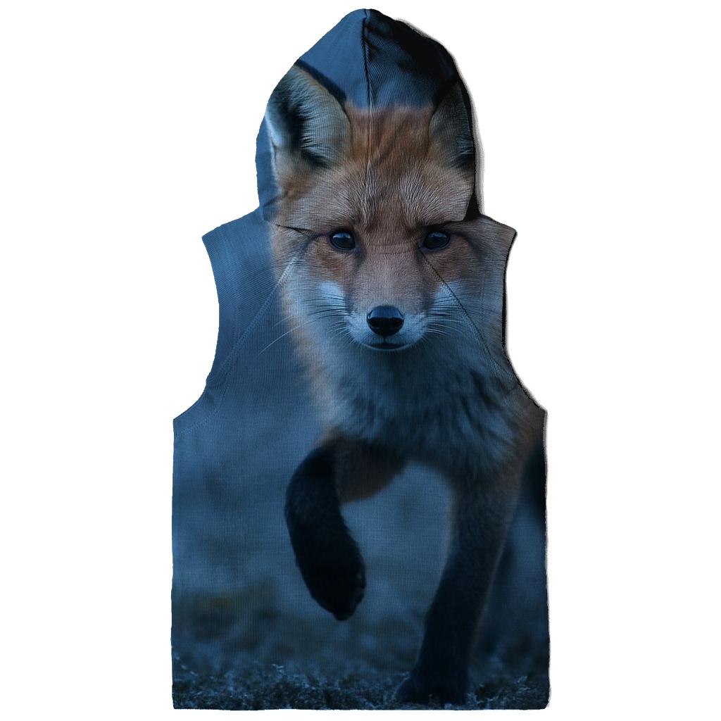 Crepuscular Hunt — Red Fox embroidered hoodies
