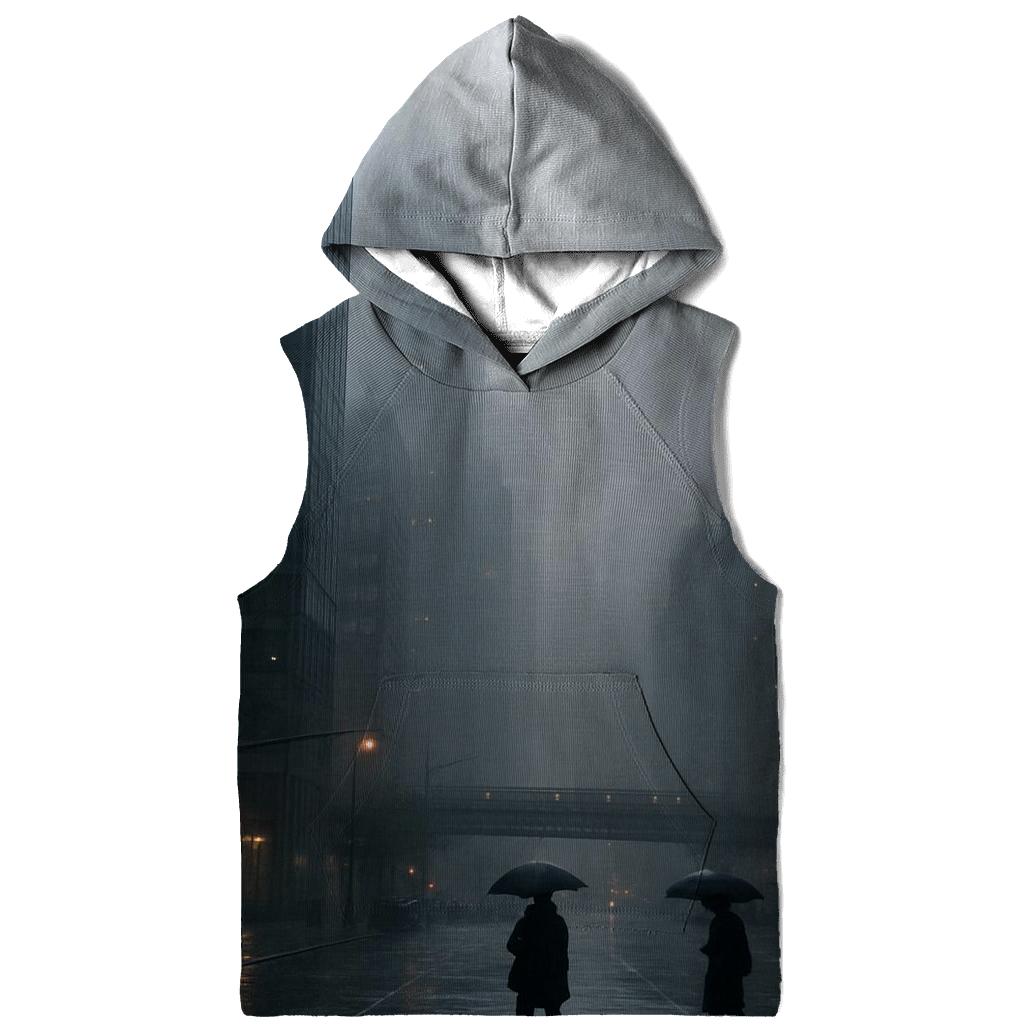 Fog Rolling Through Lower Manhattan zip-up hoodies