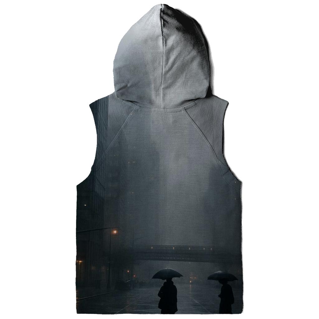 Fog Rolling Through Lower Manhattan zip-up hoodies
