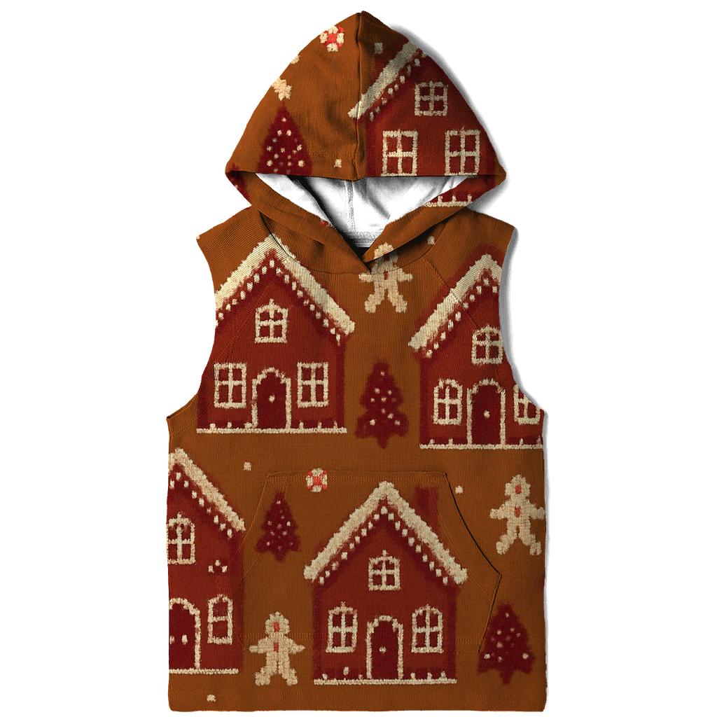 Gingerbread Village Parade Design graphic hoodies