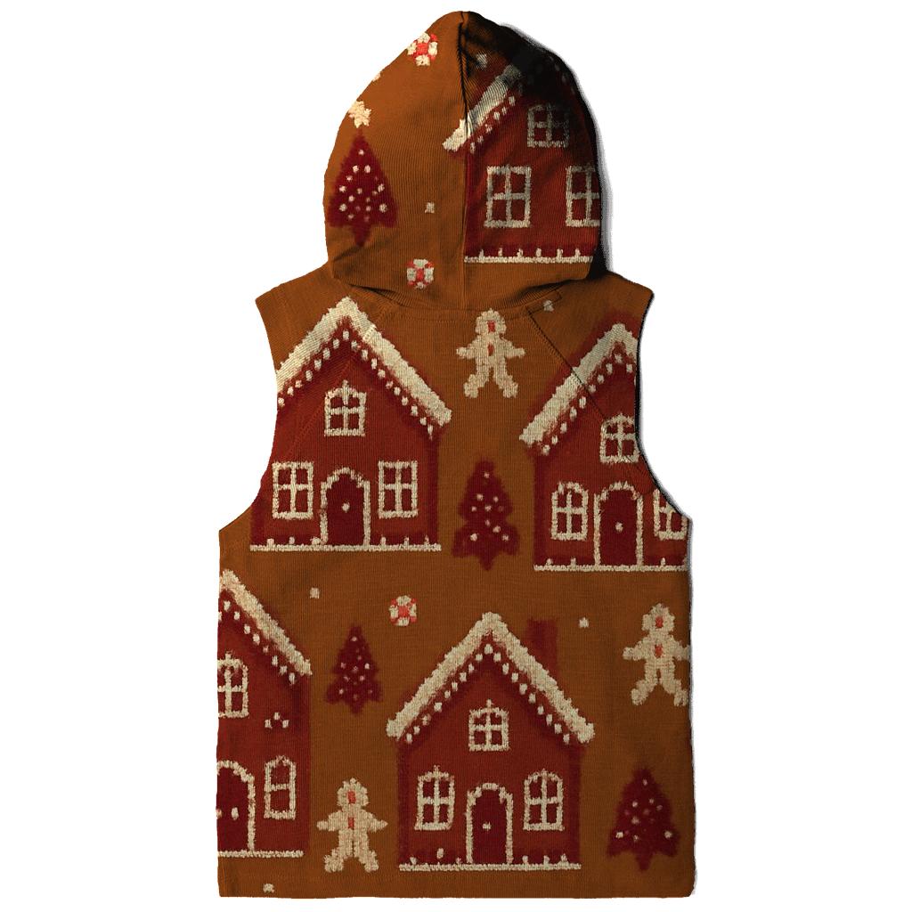 Gingerbread Village Parade Design graphic hoodies