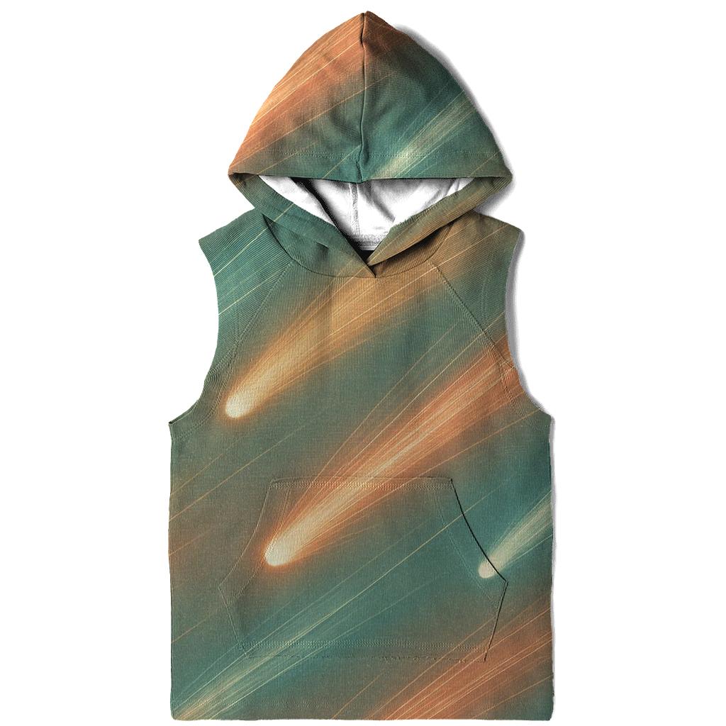 Comet Fan Overprint zip-up hoodies