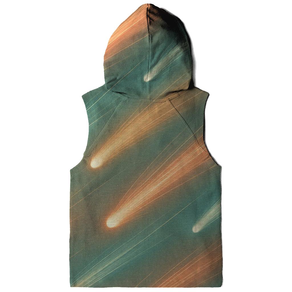 Comet Fan Overprint zip-up hoodies
