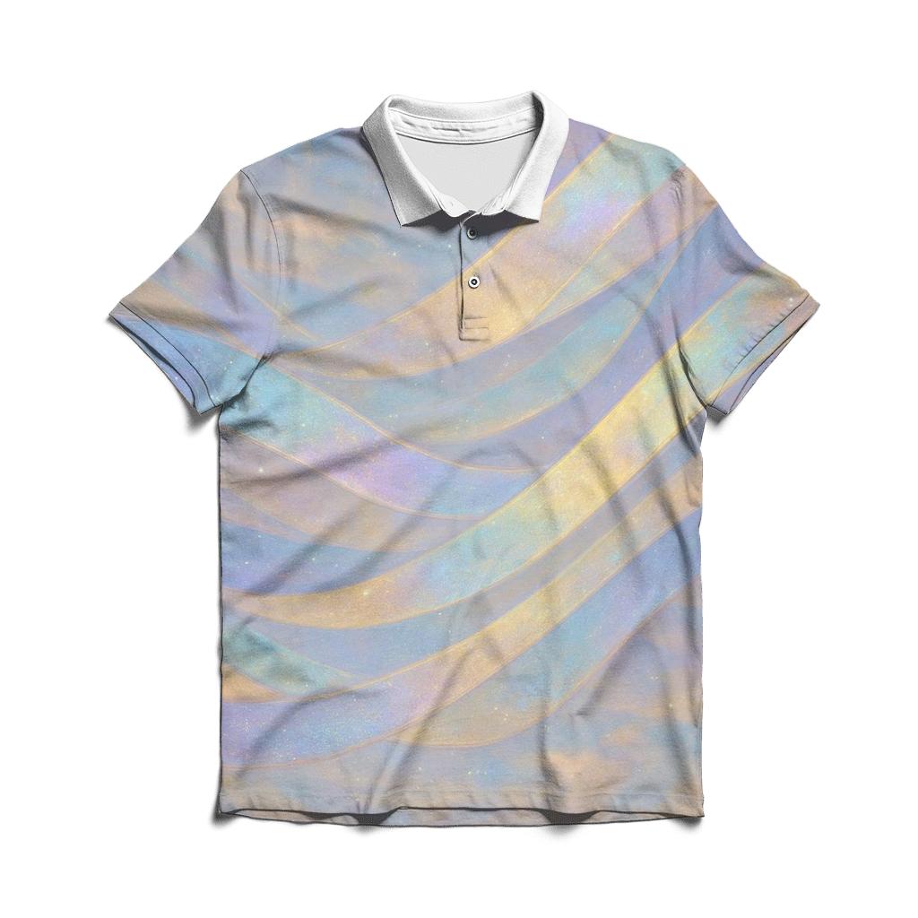 Opal Aurora Weave classic pique polos