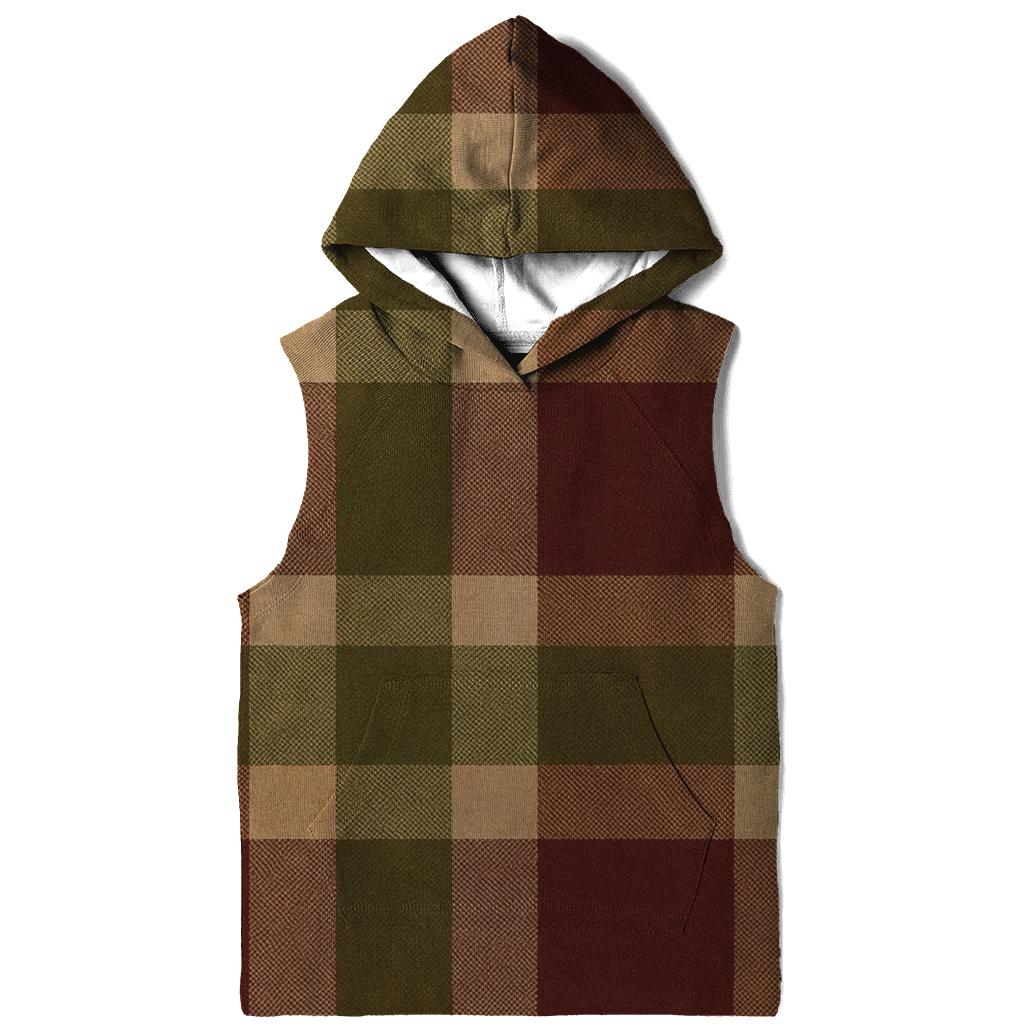 Cabin Vinyl Plaid graphic hoodies