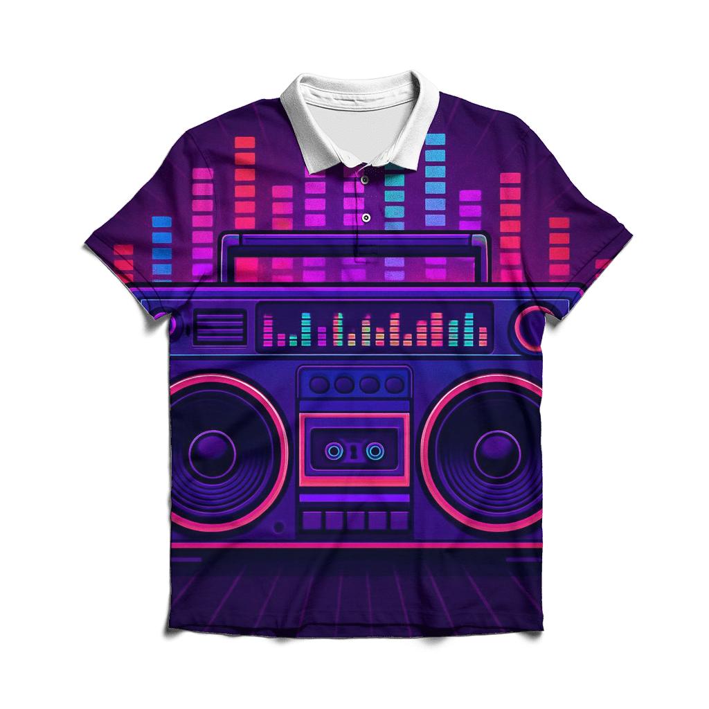 Boom Box Rhythm designer slim fit polos