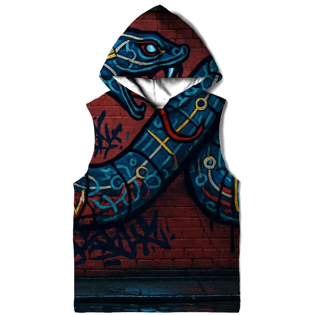 Urban Alley Ouroboros Graffito graphic hoodies