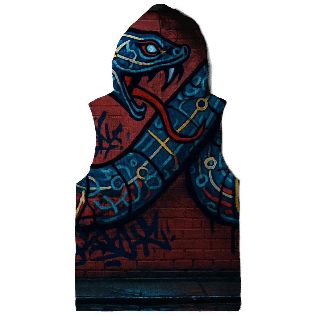 Urban Alley Ouroboros Graffito graphic hoodies