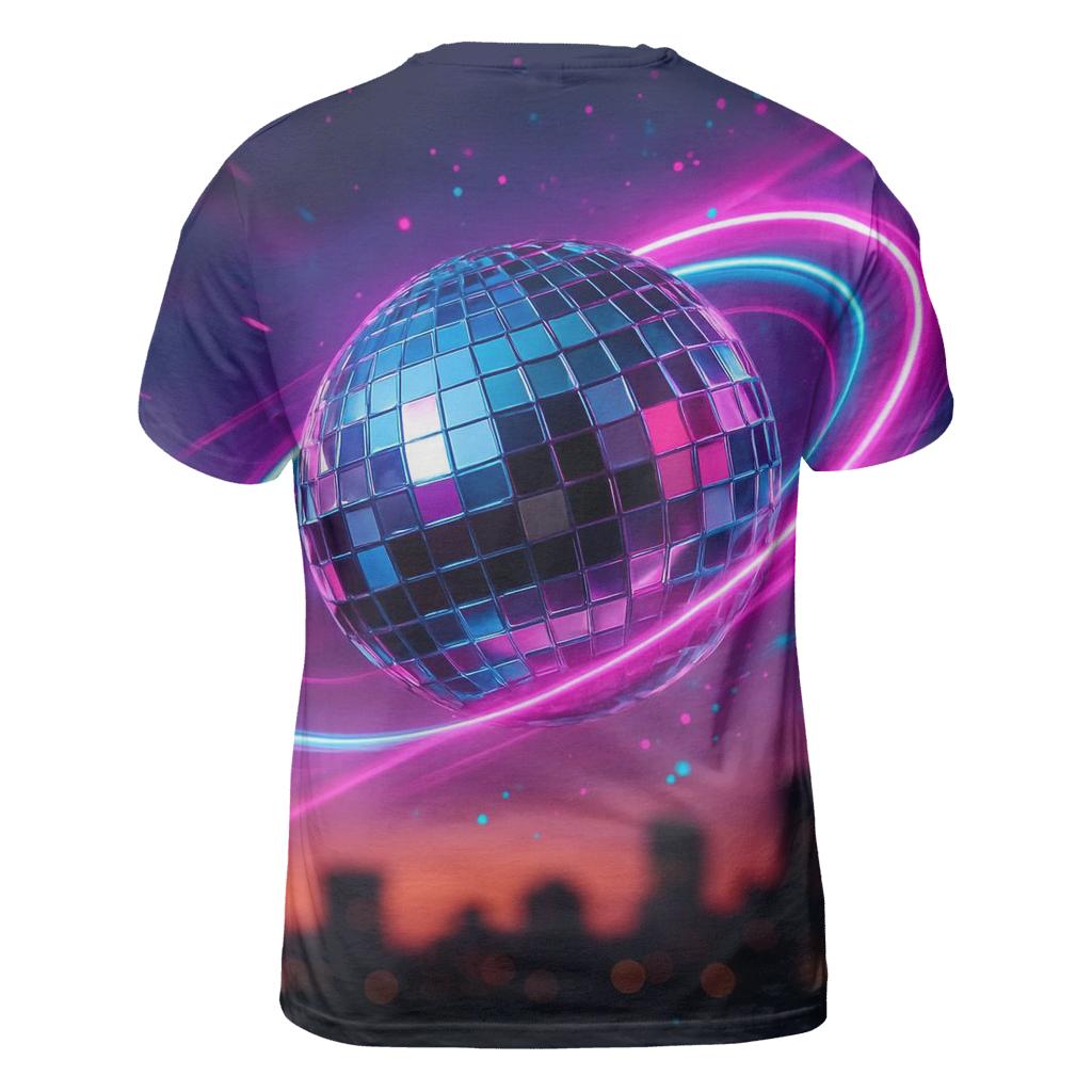 Neon Disco Halo trendy printed shirt styles