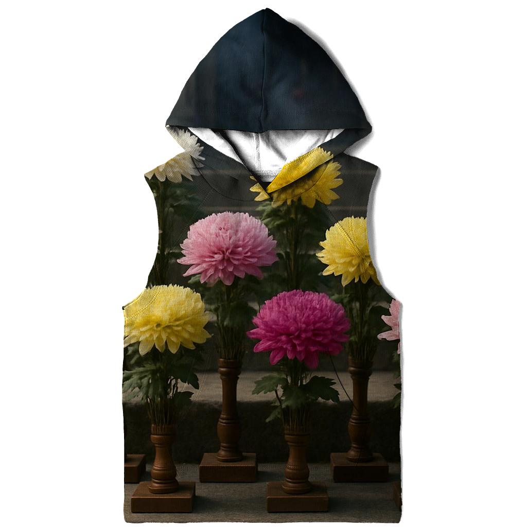 Temple Chrysanthemum Display pullover hoodies
