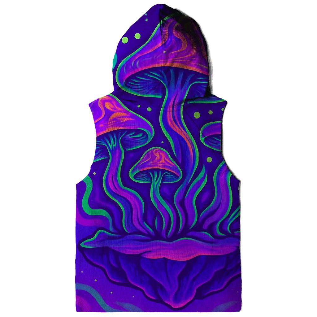 Psychedelic Mushroom Galaxy pullover hoodies