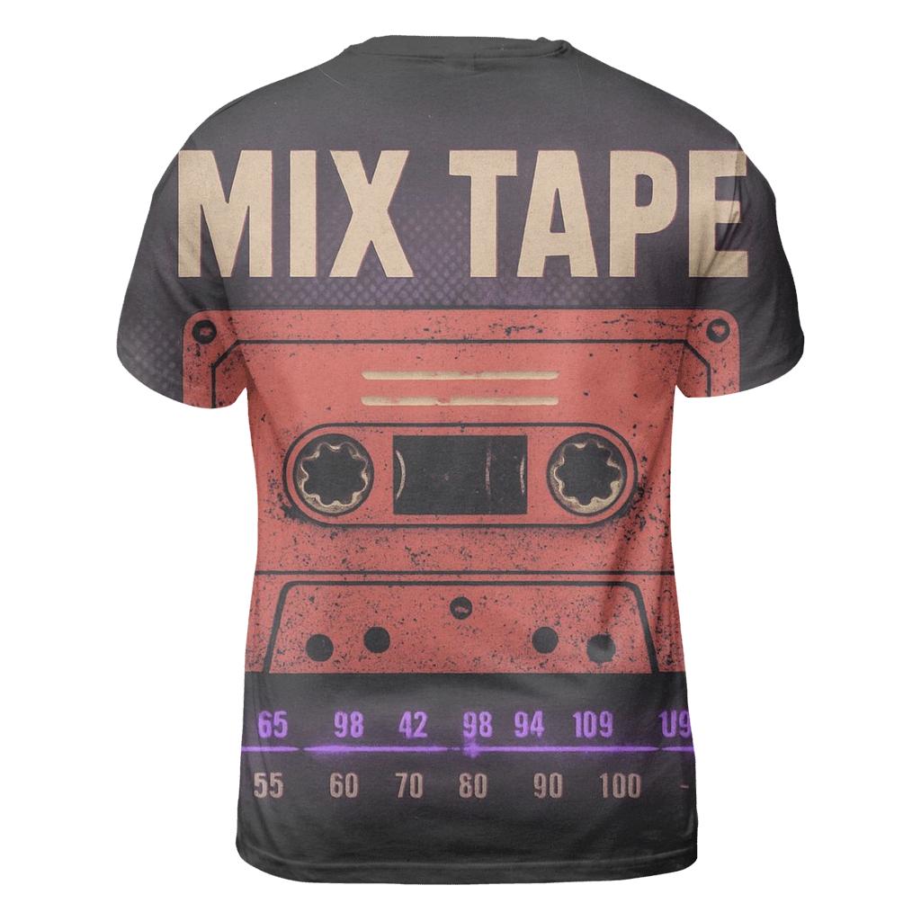 Cassette Night Radio Poster artistic all-over print tops