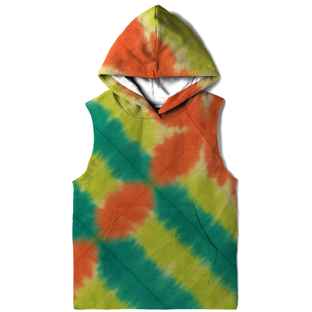 Diagonal Overdye Fusion pullover hoodies