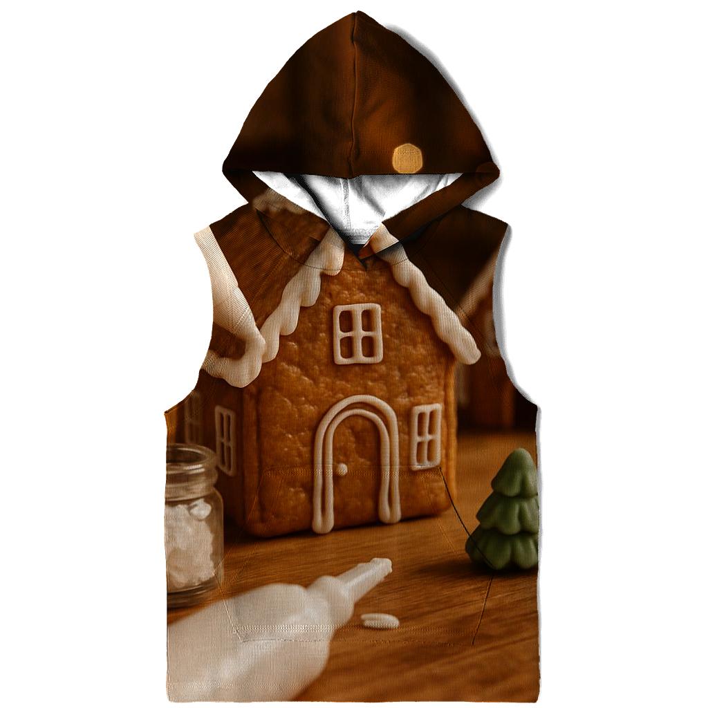 Gingerbread Workshop Glow premium hoodies