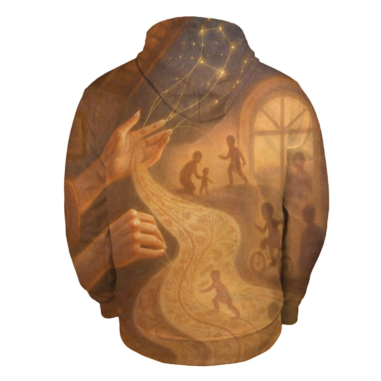 Woven Dawn printed hoodies