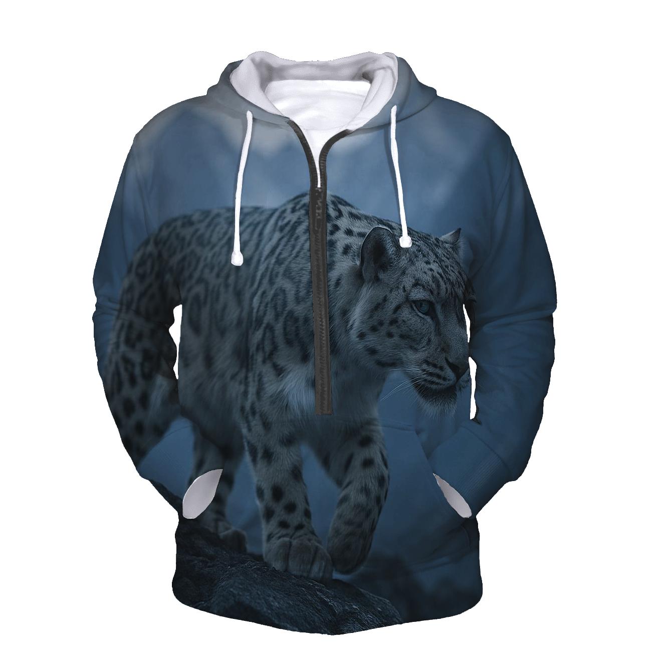 Ridge Ghost — Snow Leopard pullover hoodies
