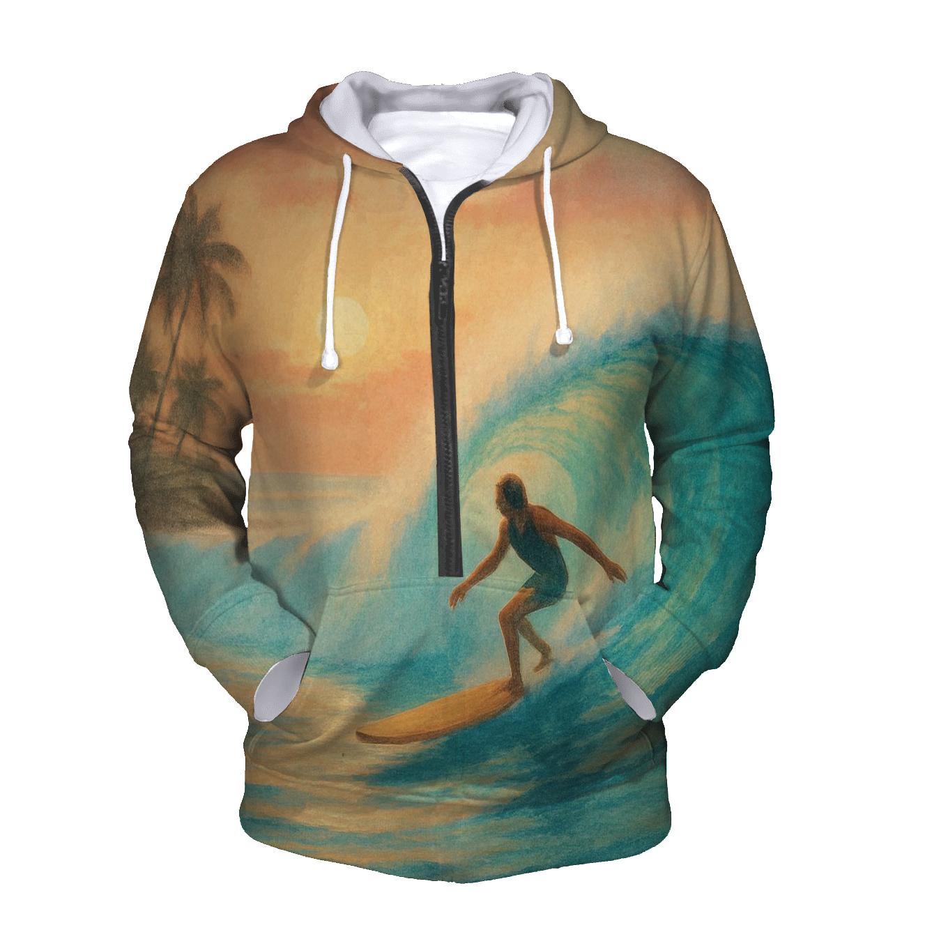 Sunrise Surf Session premium hoodies