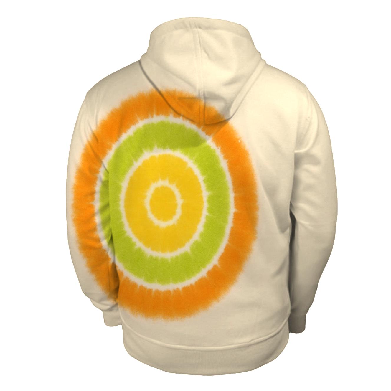 Off-Center Citrus Bullseye premium hoodies