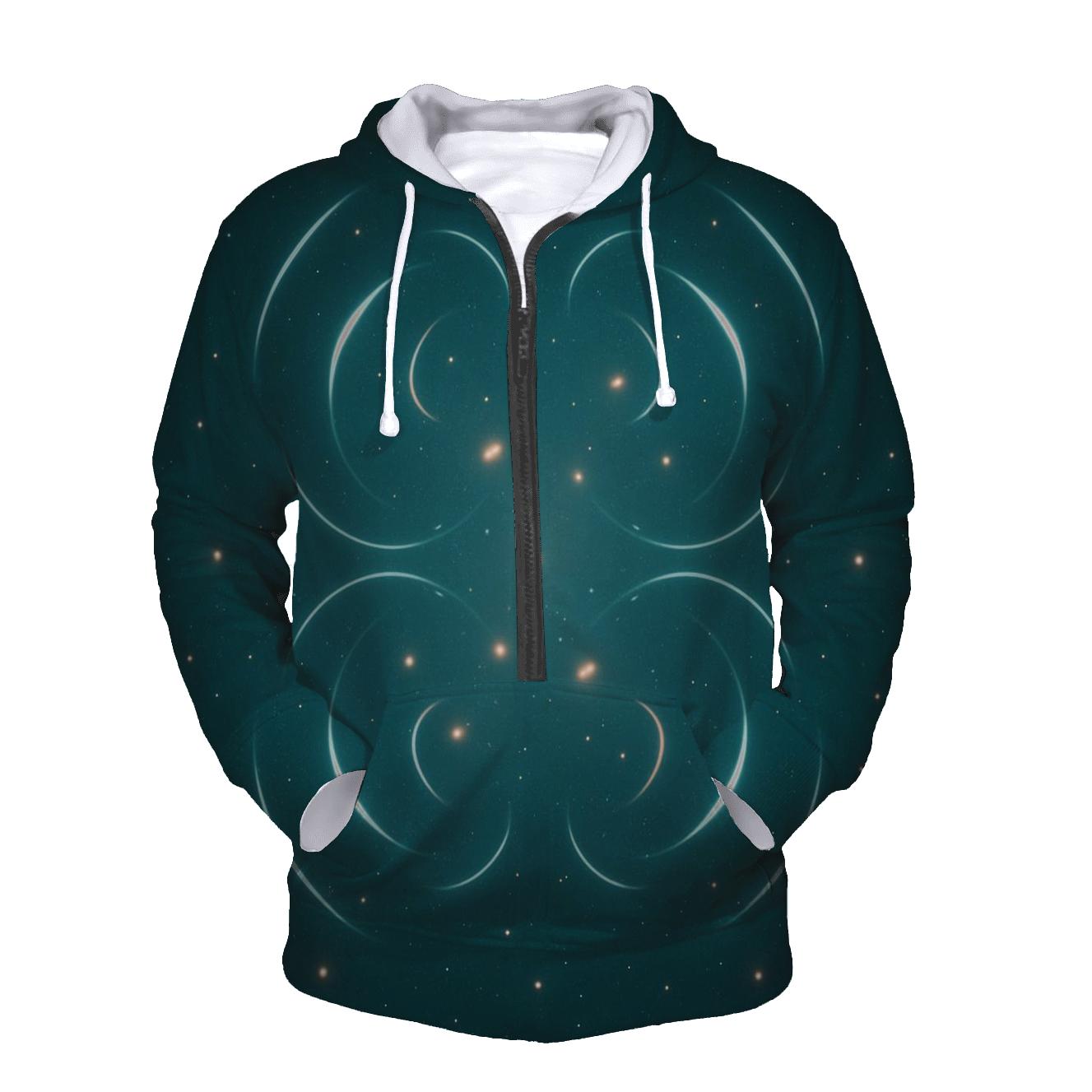 Gravitational-Lens Arc Field hoodie trends