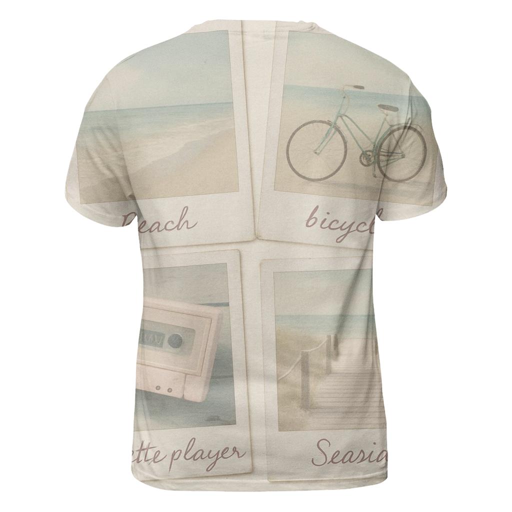 Polaroid Summer Collage personalized full print shirts