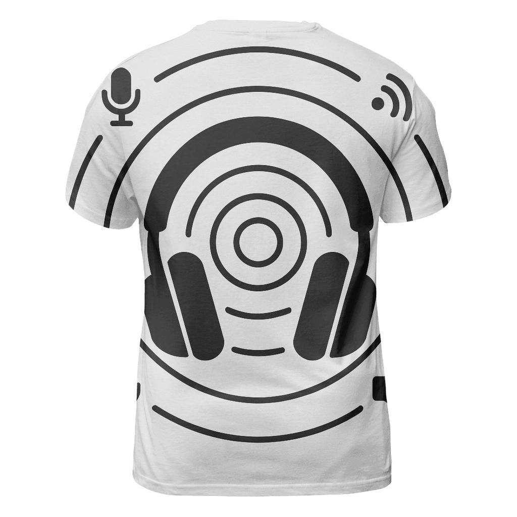 Headphone Orbit Diagram custom all-over print shirts