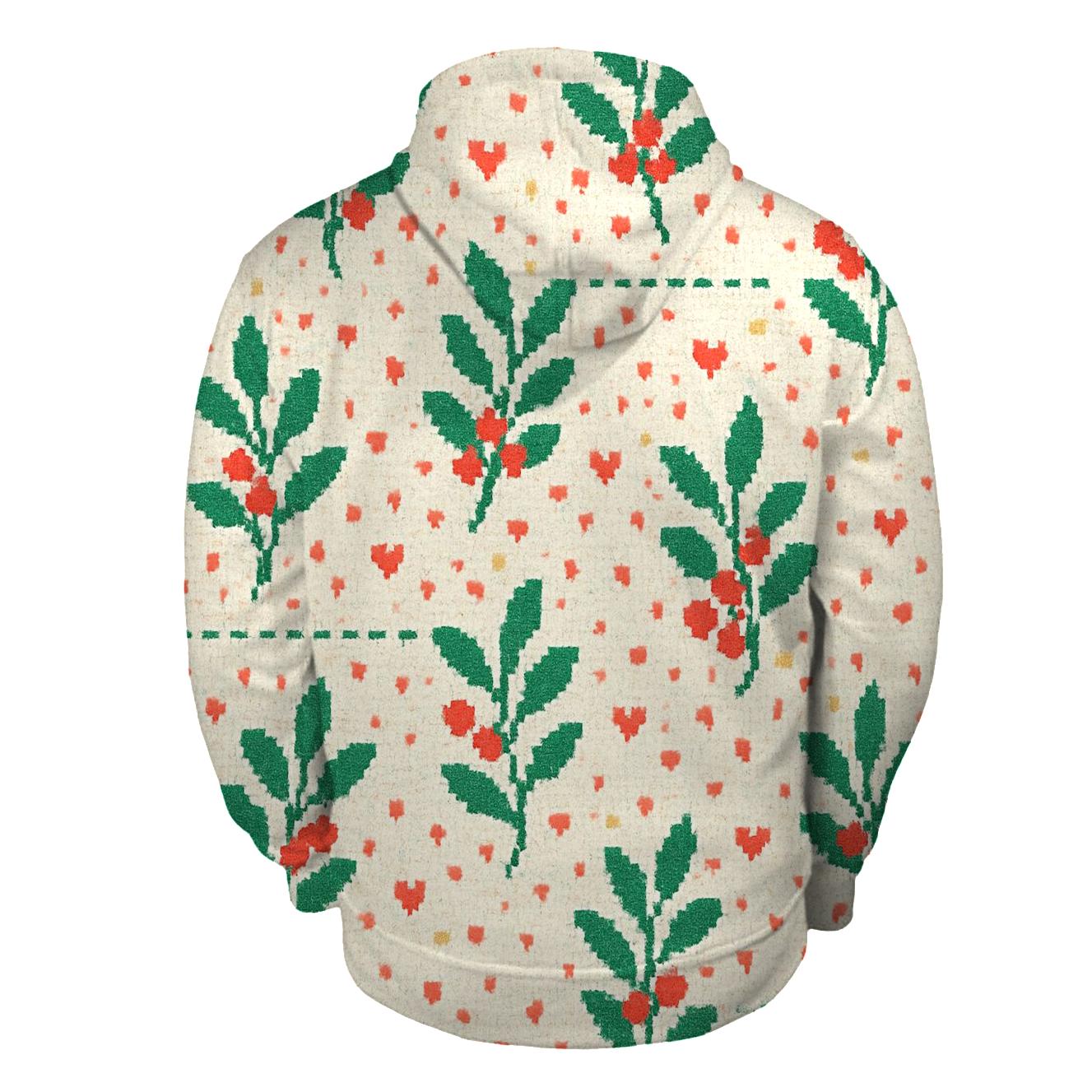 Merry Mistletoe Confetti Design pullover hoodies
