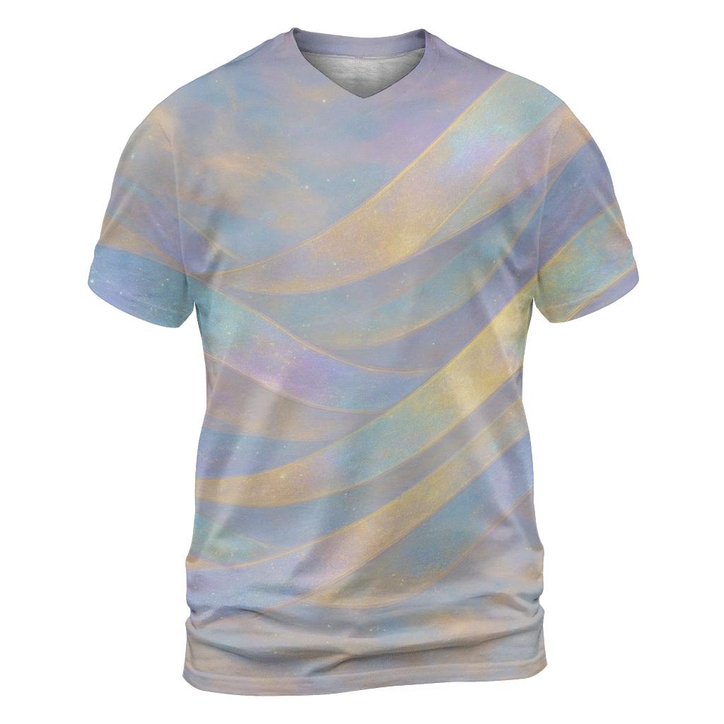 Opal Aurora Weave unique graphic print tees
