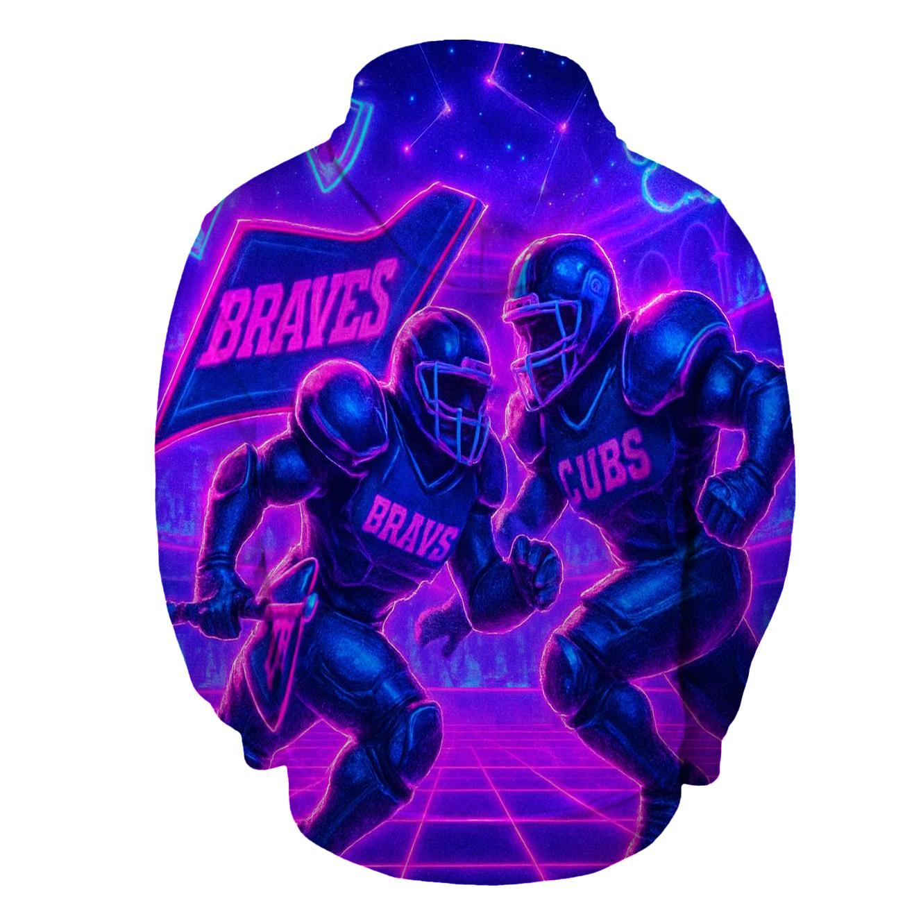 Neon Coliseum Clash hoodie trends