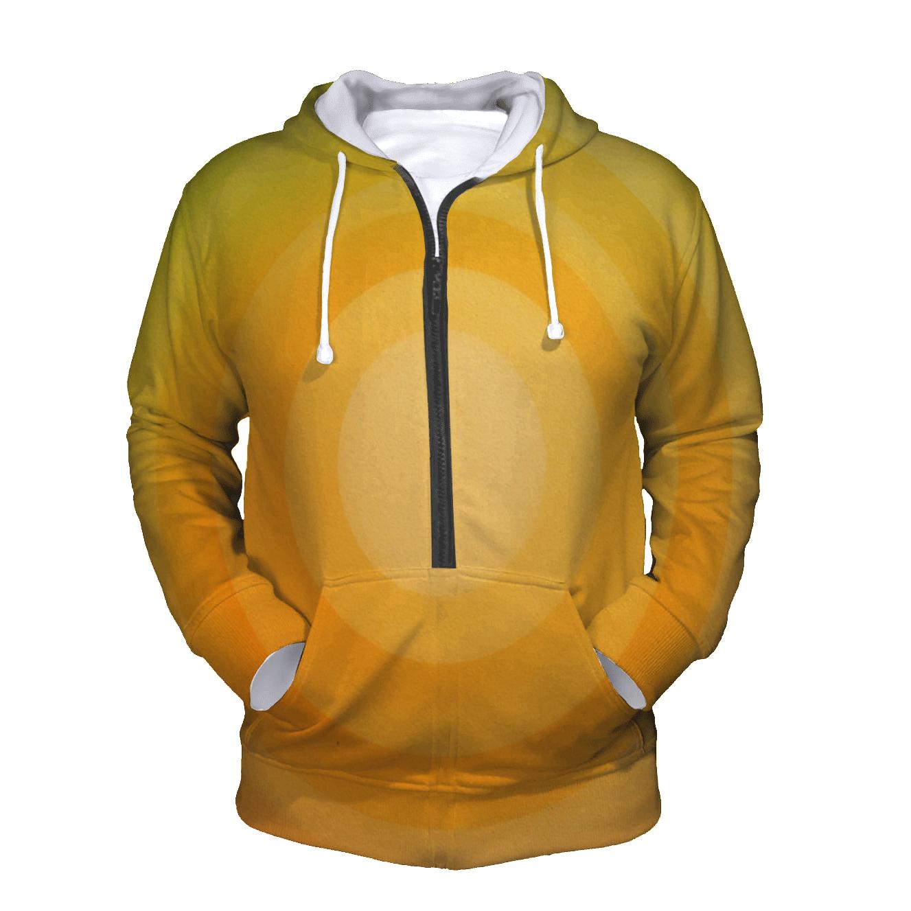 Citrus Sorbet Fade pullover hoodies