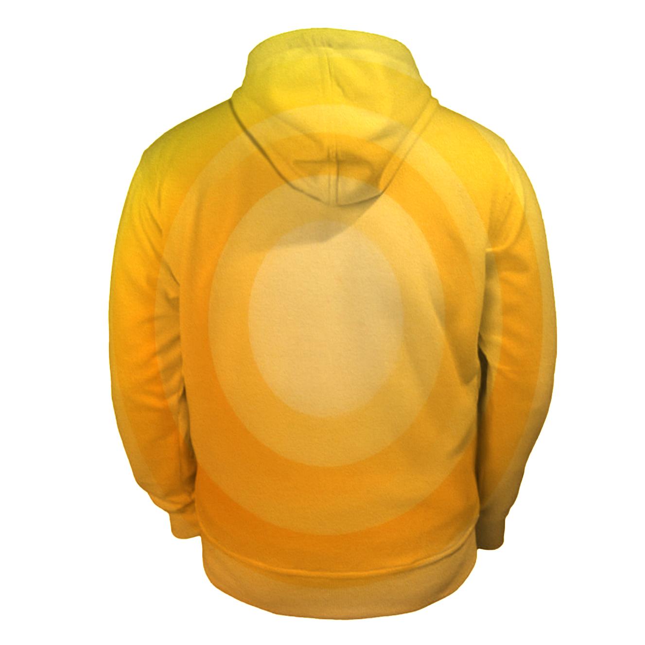 Citrus Sorbet Fade pullover hoodies