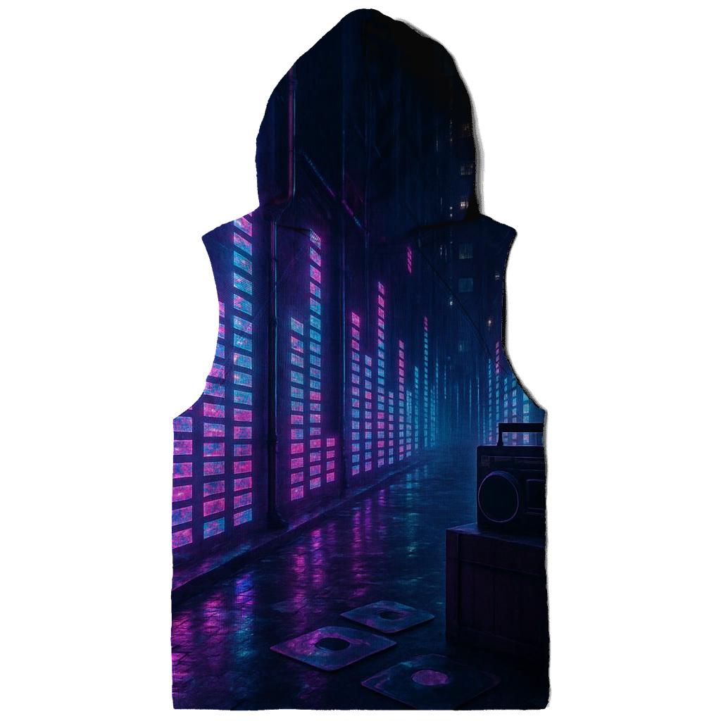 Neon Equalizer Alley graphic hoodies