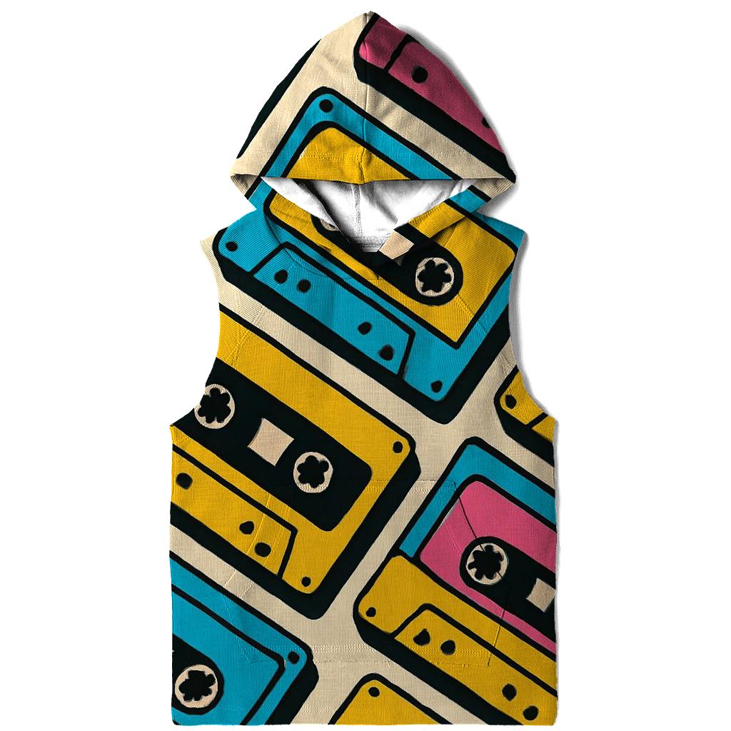 Cassette Tape Collage lightweight hoodies