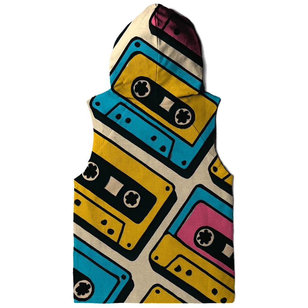 Cassette Tape Collage lightweight hoodies