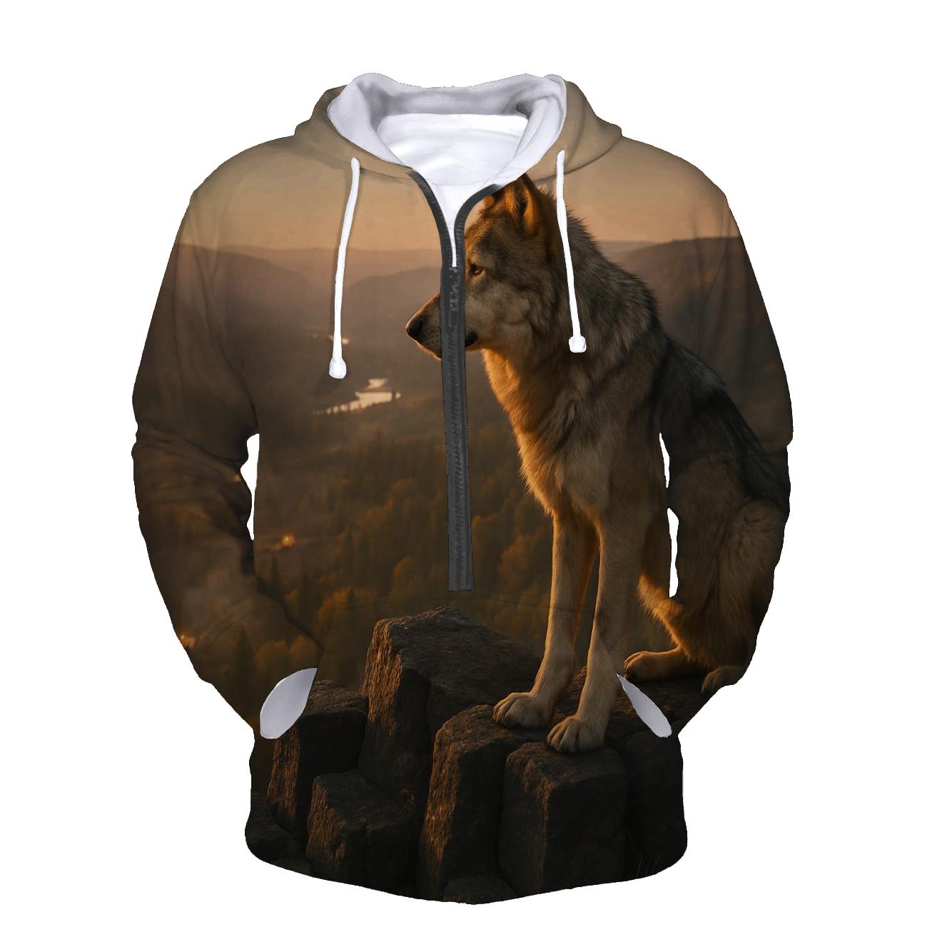 Cultural Watcher At Sacred Ridge embroidered hoodies