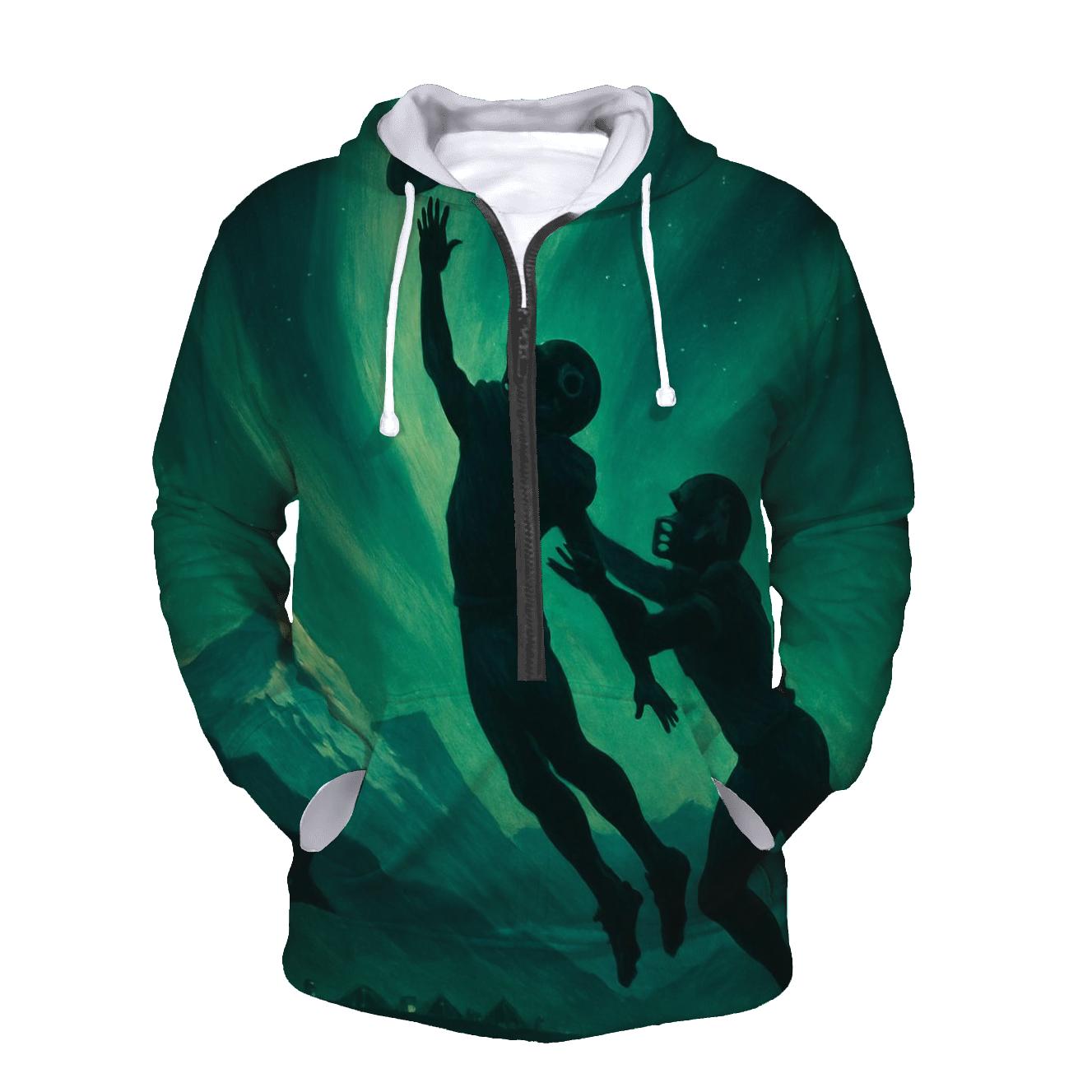 Aurora Endzone Leap heavyweight hoodies