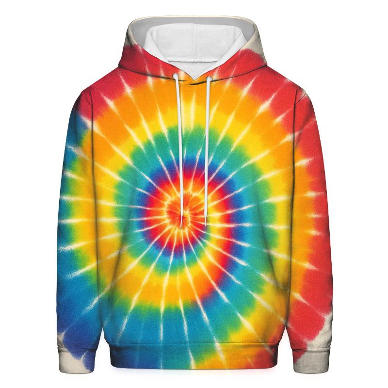 Rainbow Spiral Panel hoodie designs