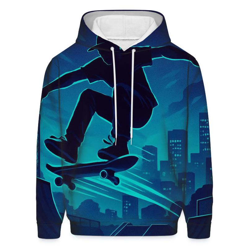Night Skate Park zip-up hoodies