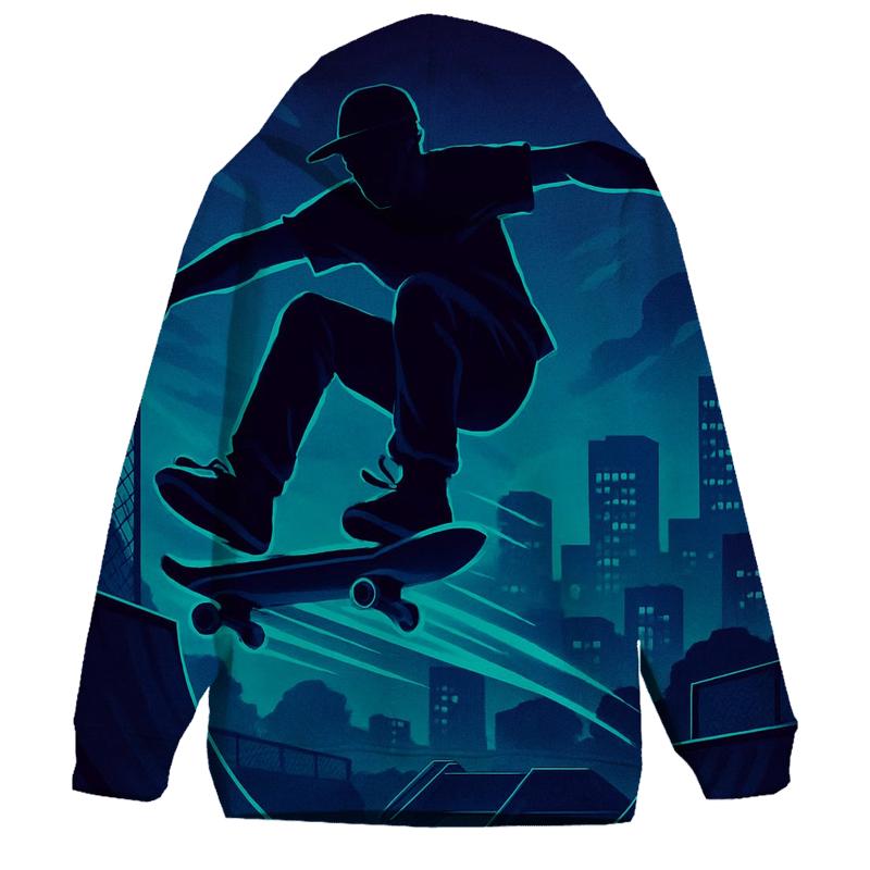 Night Skate Park zip-up hoodies