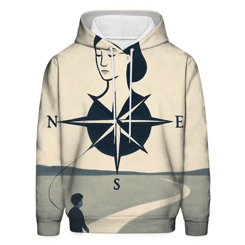 The Quiet Compass hoodie trends