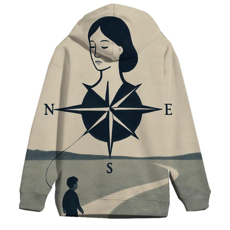The Quiet Compass hoodie trends