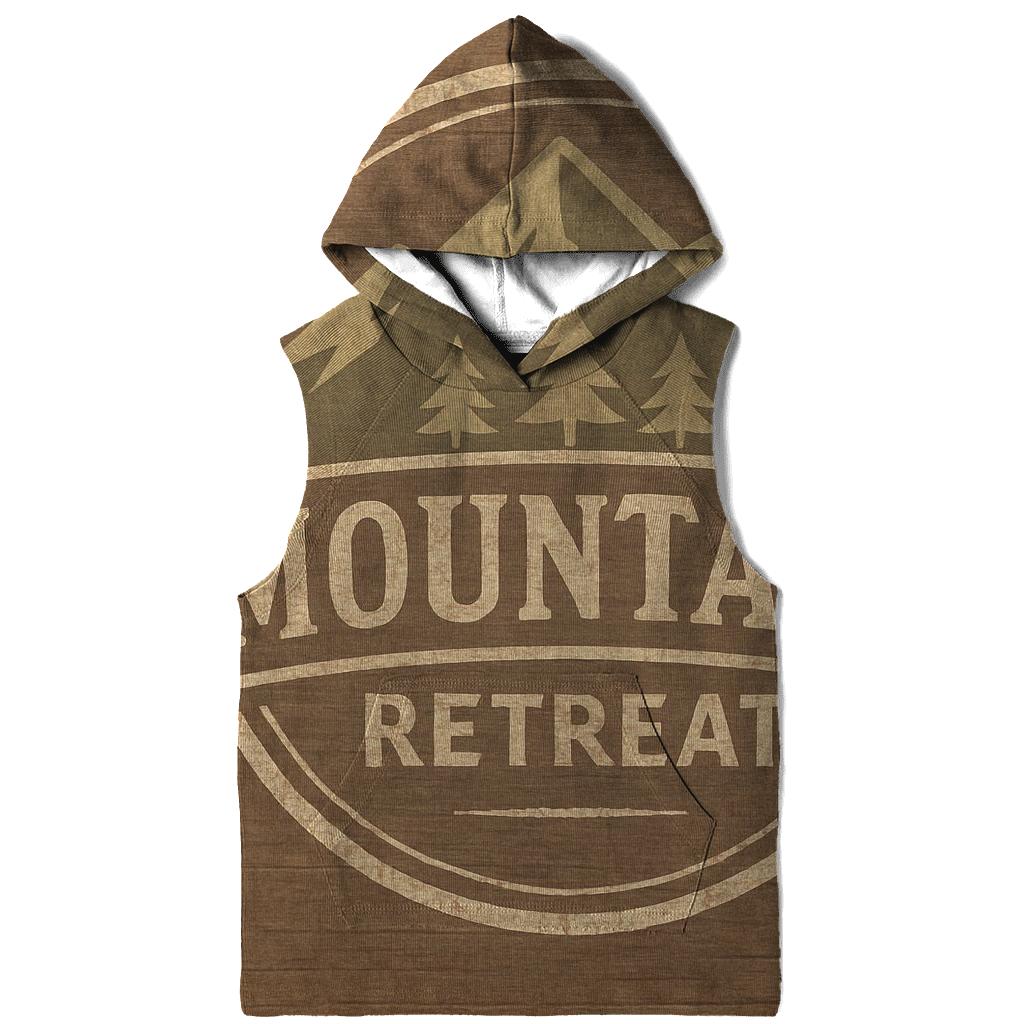 Rustic Mountain Lodge Badge hoodies fashion