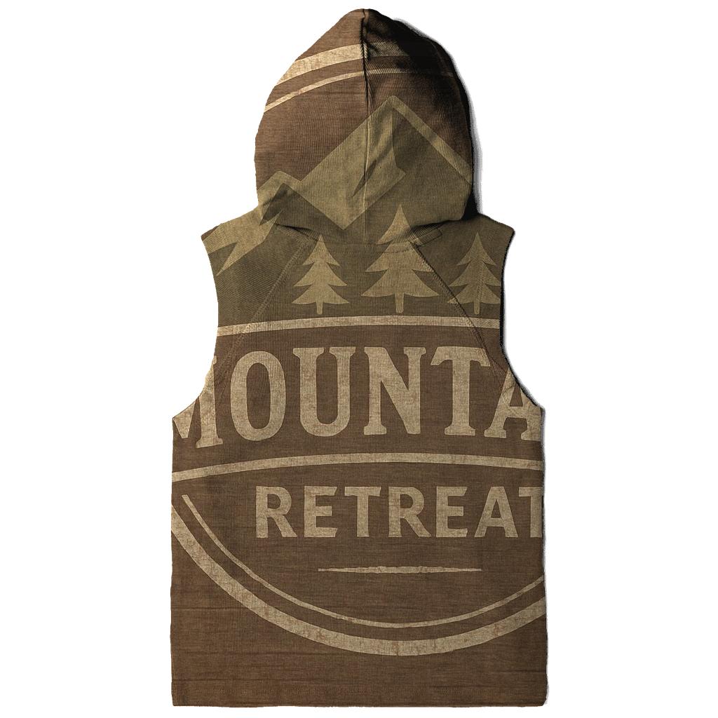 Rustic Mountain Lodge Badge hoodies fashion