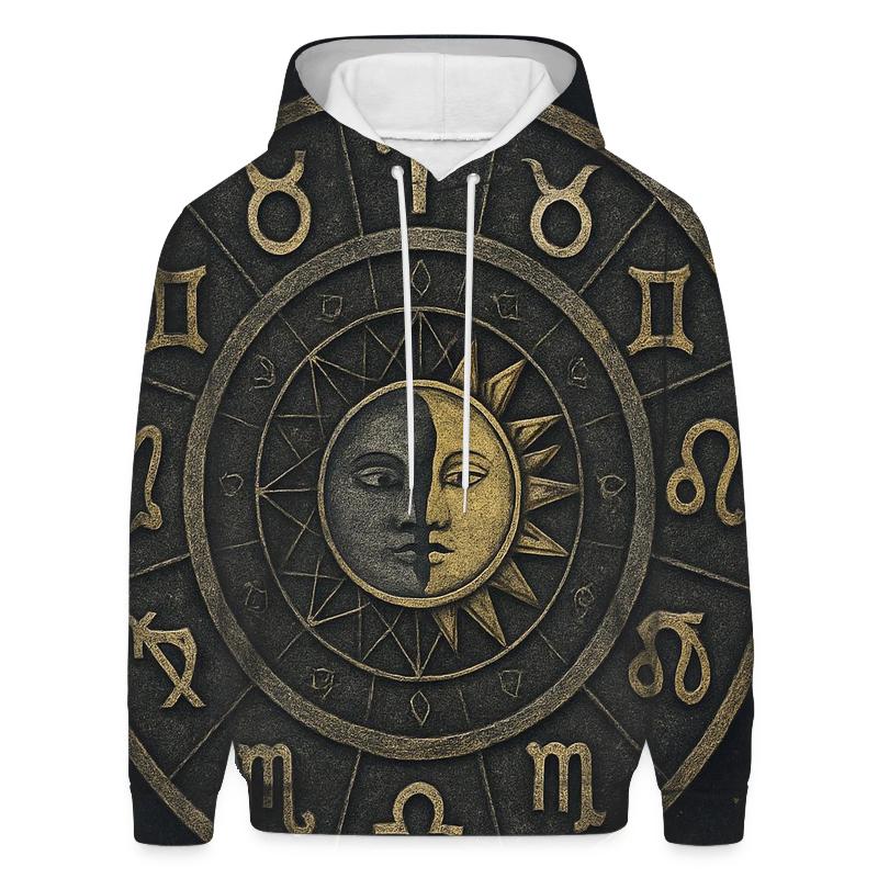Zodiac Wheel Mandala Circle hoodies fashion