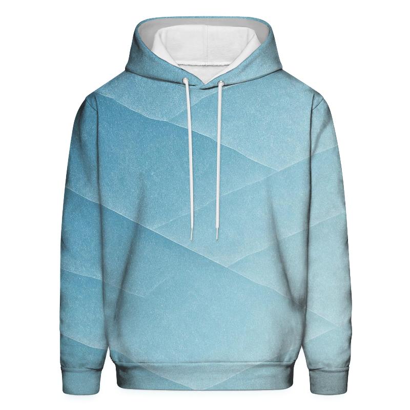 Glacier Blue Transition printed hoodies