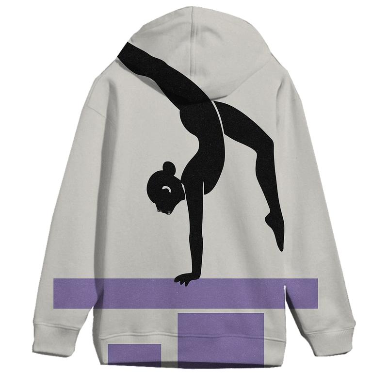 Gymnastics Geometry premium hoodies