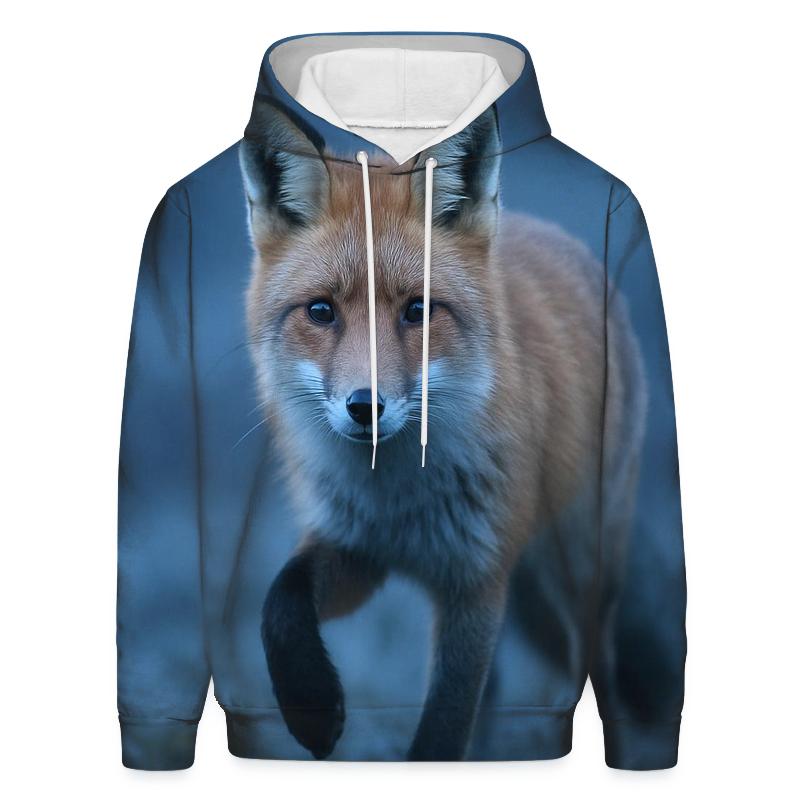 Crepuscular Hunt — Red Fox graphic hoodies