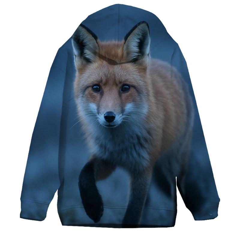 Crepuscular Hunt — Red Fox graphic hoodies