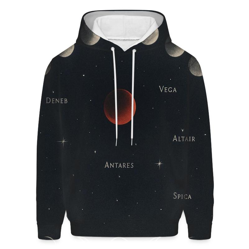 Lunar Eclipse Shadow Study custom hoodies