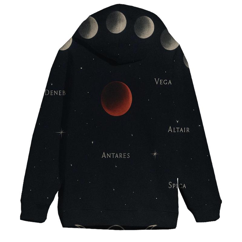 Lunar Eclipse Shadow Study custom hoodies